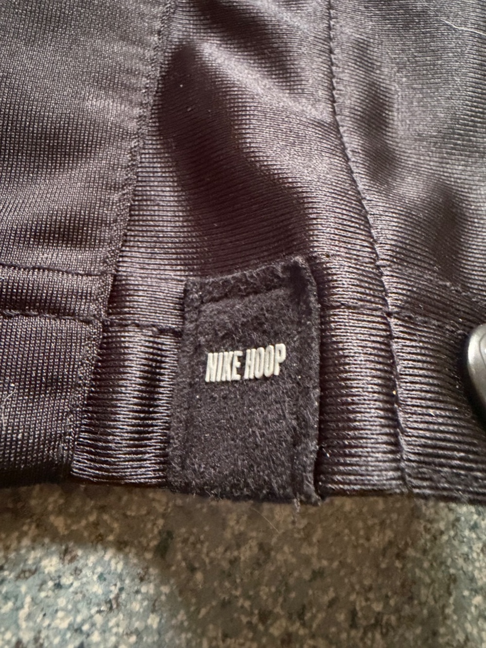 NIKE Black Tear Away Basketball Pants - "RESPECT" Model - Y2K Era - Picture 2 of 16